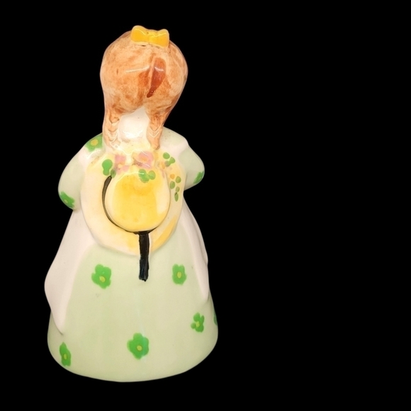 Vintage California Pottery DELEE? Rare freckled girl planter vase - Picture 2 of 10